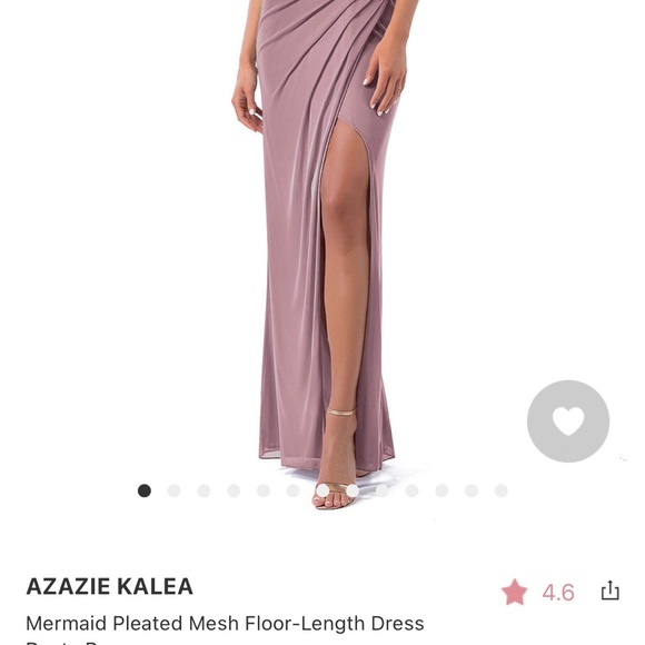 Azazie Kalea - DUSTY ROSE SIZE 4 - Picture 7 of 15